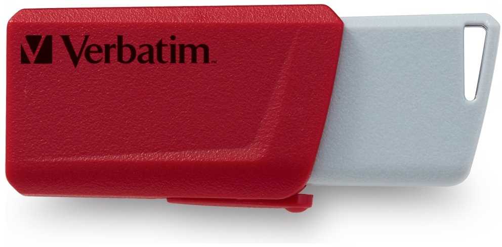 „Verbatim“ USB atmintinė, USB 3.0, 32 GB, „Store N Click“, spalvų derinys, 49308, USB A, su ištraukiama jungtimi. 2 vnt