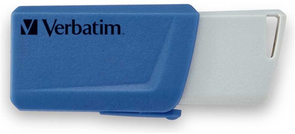 „Verbatim“ USB atmintinė, USB 3.0, 32 GB, „Store N Click“, spalvų derinys, 49308, USB A, su ištraukiama jungtimi. 2 vnt