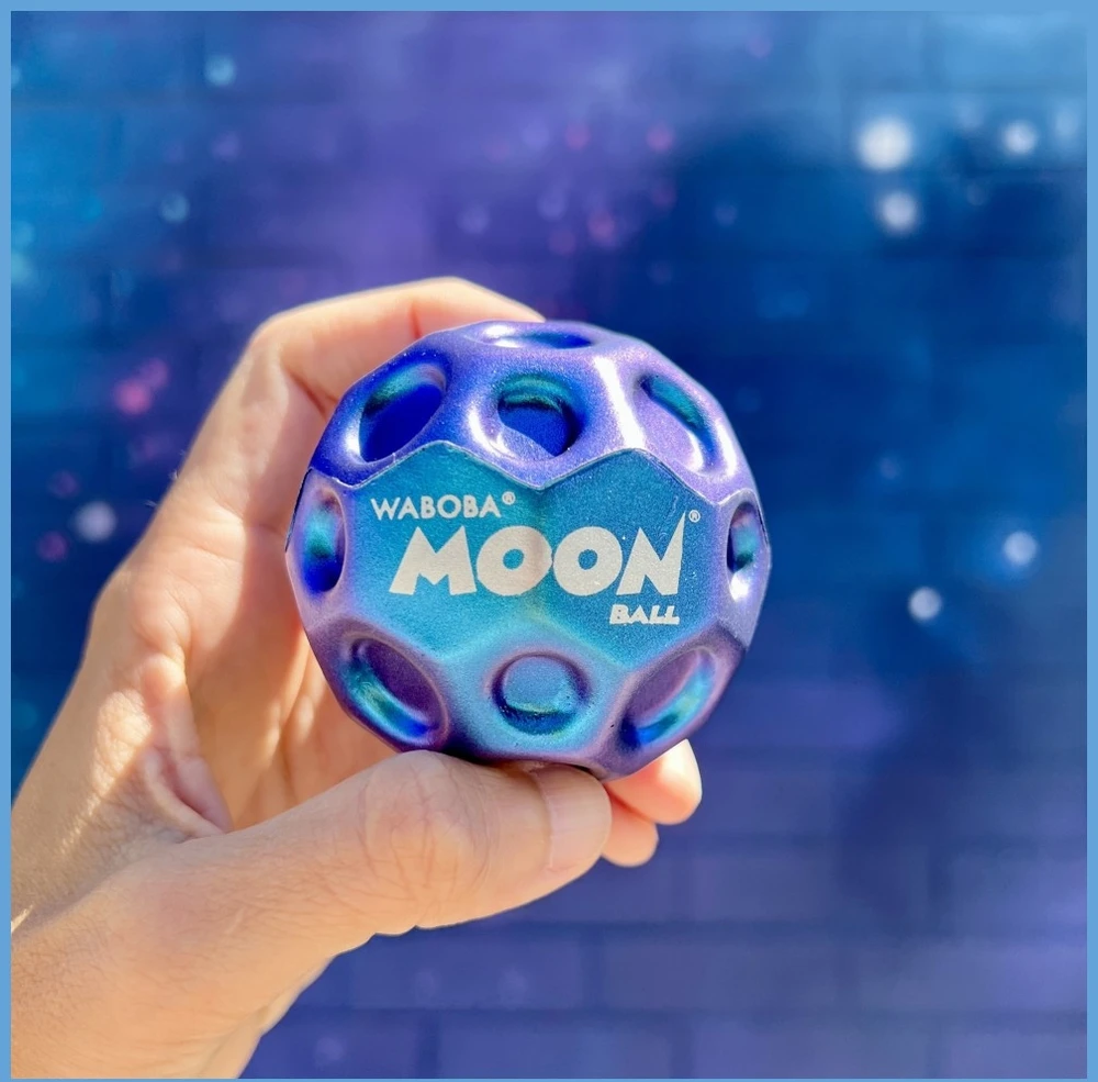 Waboba Metallic Moon Bouncing Ball (Product available in several colors – colors shipped at random)