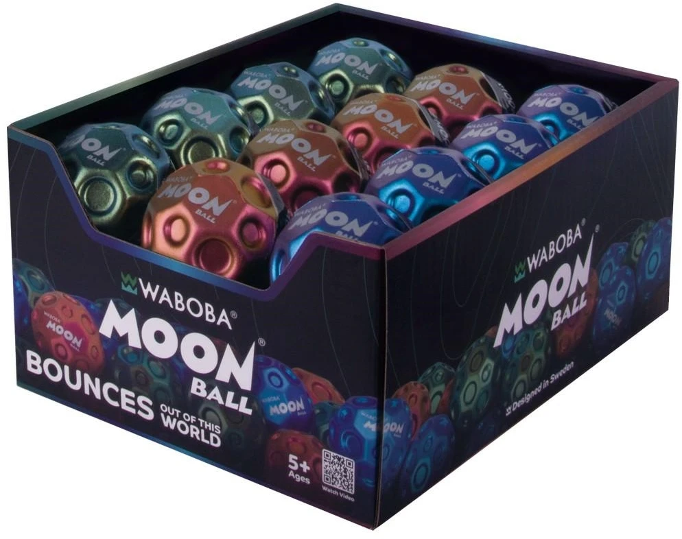 Waboba Metallic Moon Bouncing Ball (Product available in several colors – colors shipped at random)
