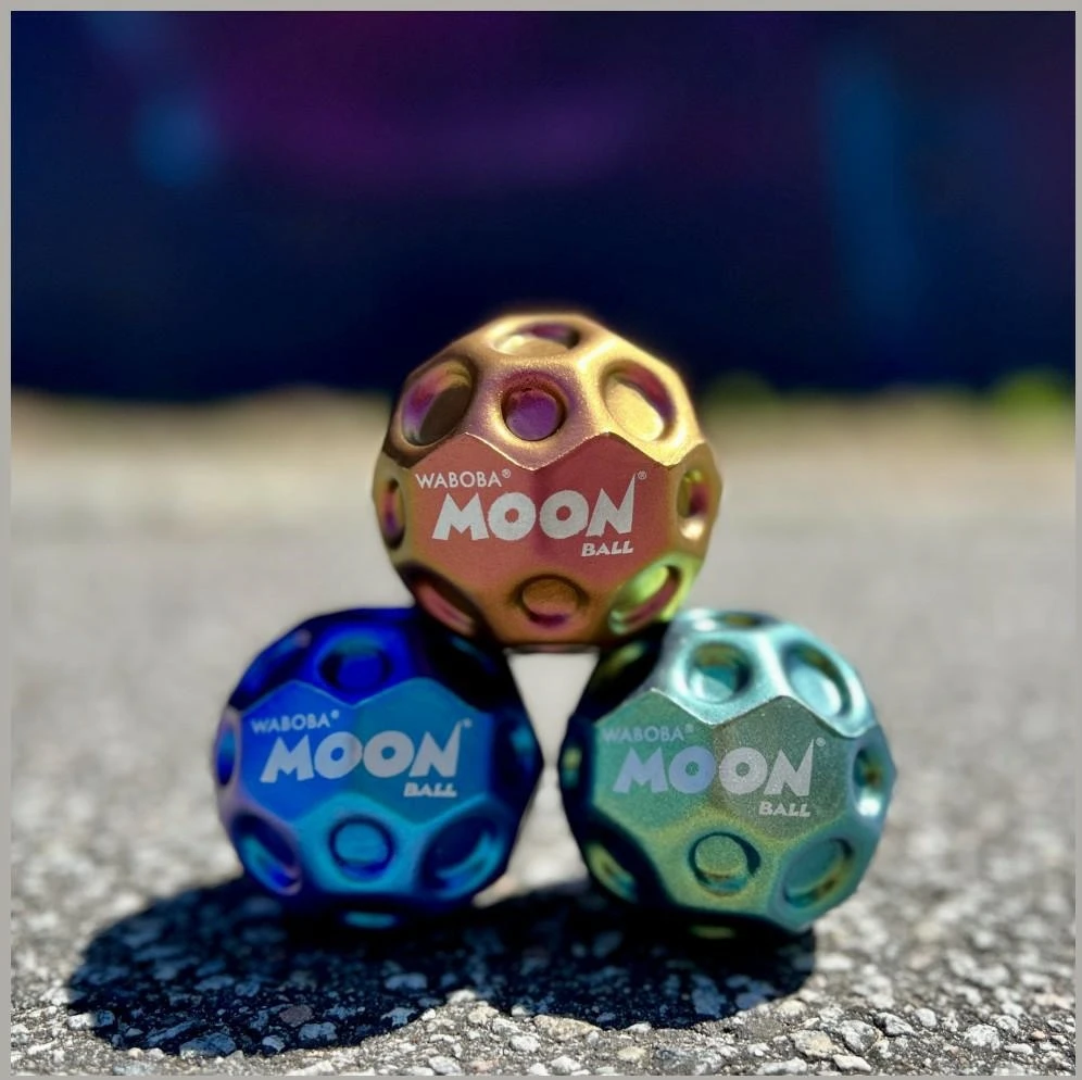 Waboba Metallic Moon Bouncing Ball (Product available in several colors – colors shipped at random)