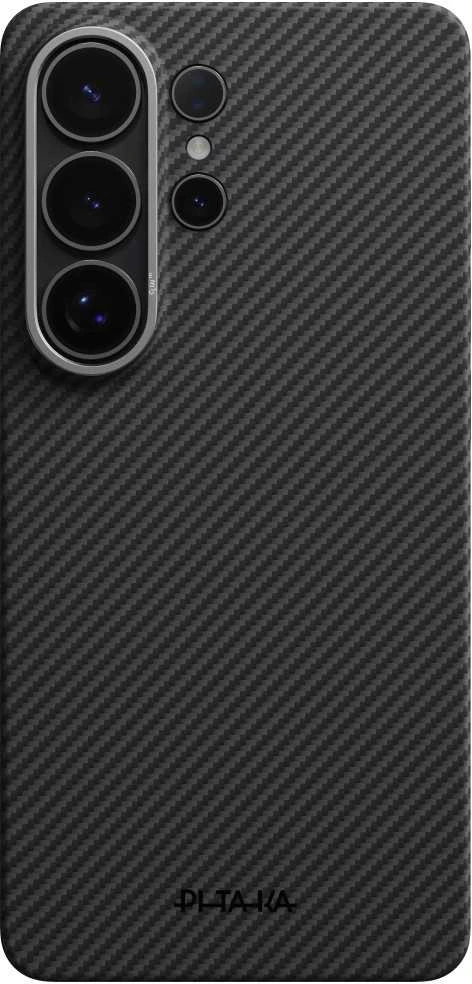 Dėklas Pitaka Edge Case Samsung Galaxy S26 Ultra, juodas