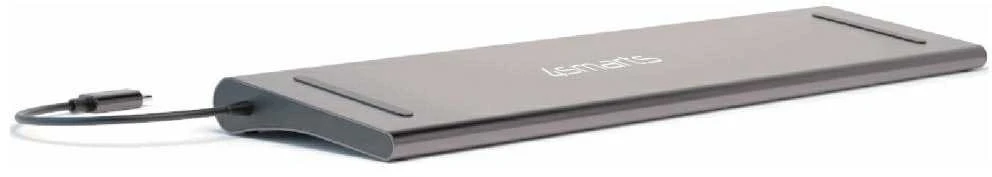 „HUB 4smarts 11in1“ nešiojamojo kompiuterio stovas HDMI/VGA/2xUSB-C/3xUSB-A/RJ45/SD/MMC/MicroSD/TF/AUX