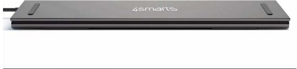 „HUB 4smarts 11in1“ nešiojamojo kompiuterio stovas HDMI/VGA/2xUSB-C/3xUSB-A/RJ45/SD/MMC/MicroSD/TF/AUX