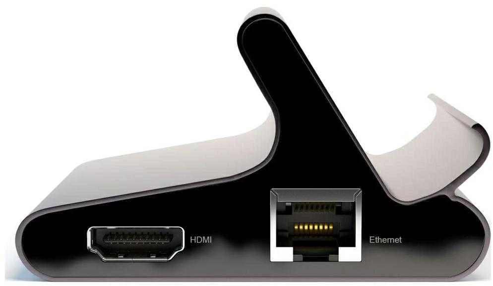 Podstawka pod Planšetė/Telefonas Hub 4smarts 7w1 DeX 2xUSB-C/2xUSB-A/HDMI/SD/MicroSD/RJ45