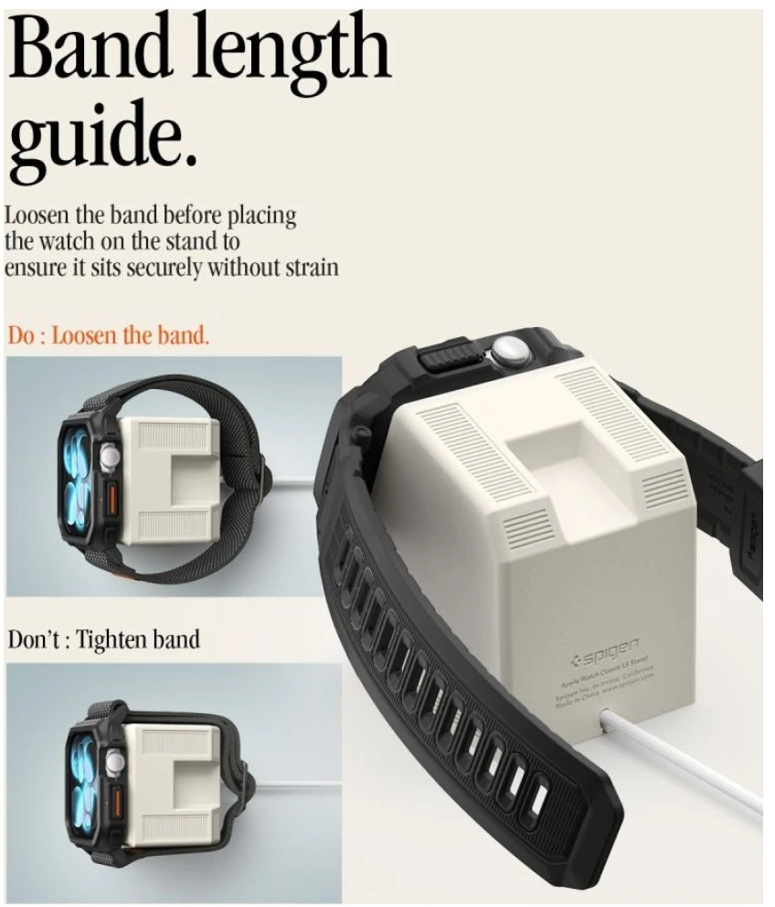 Spigen Classic LS laikiklis Apple Watch – akmens spalvos
