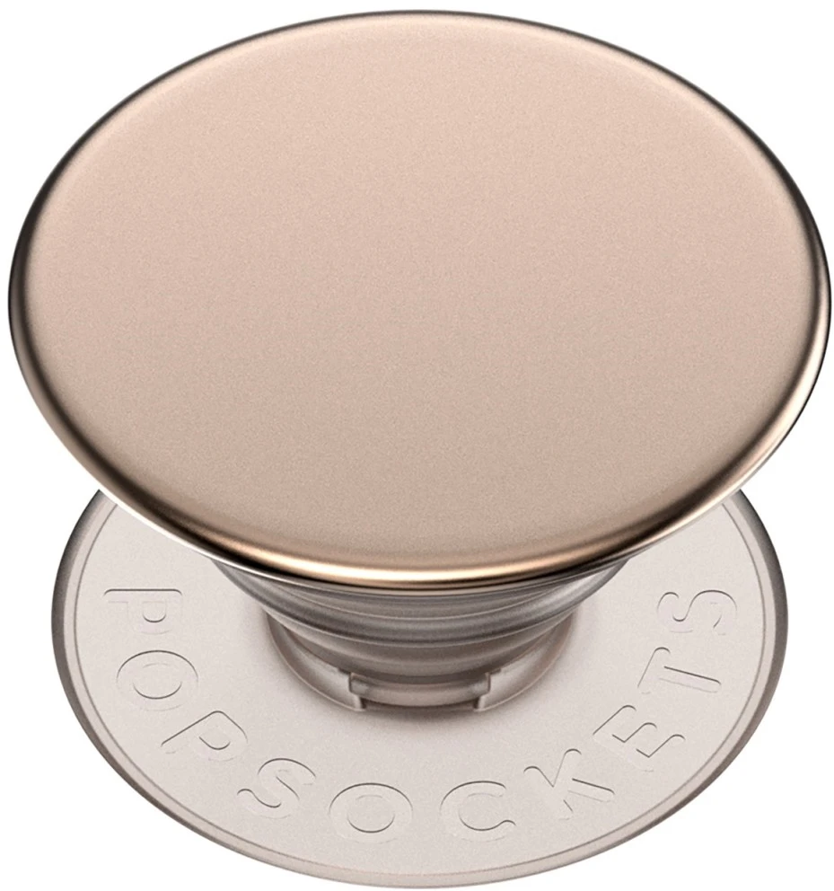 PopSockets Aliuminio Latte uchwyt i podstawka do telefonu smėlio spalva