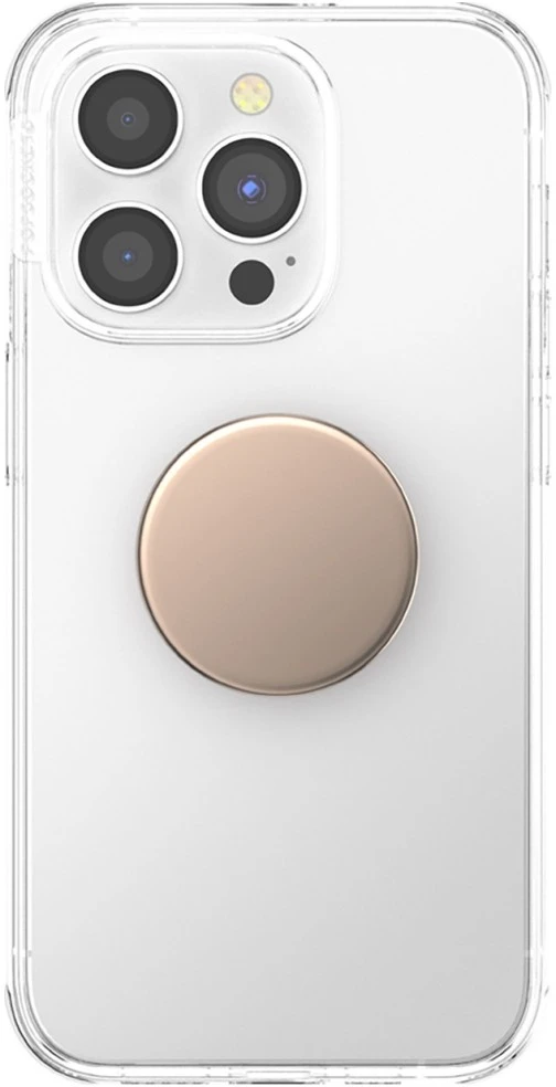 PopSockets Aliuminio Latte uchwyt i podstawka do telefonu smėlio spalva