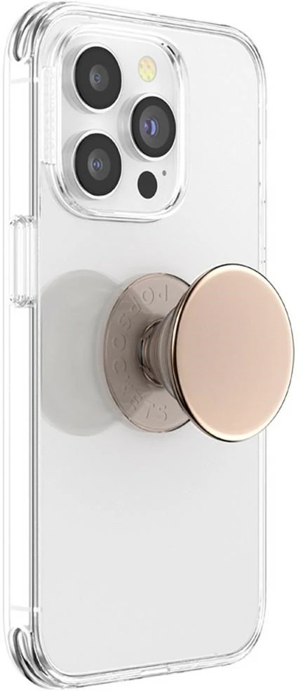 PopSockets Aliuminio Latte uchwyt i podstawka do telefonu smėlio spalva