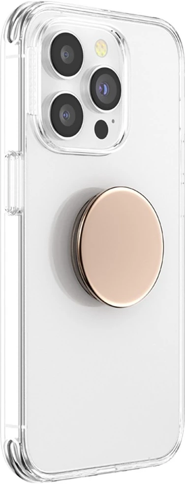 PopSockets Aliuminio Latte uchwyt i podstawka do telefonu smėlio spalva