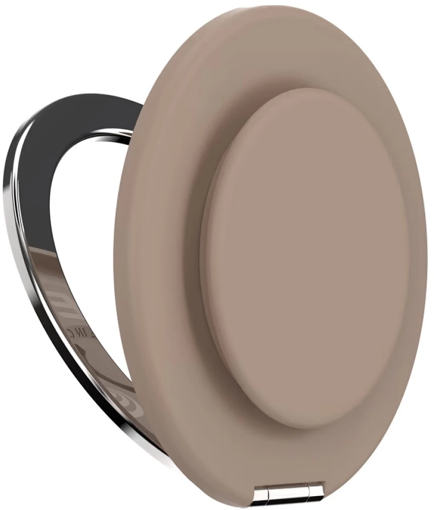 „PopSockets Kick-Out Grip Latte MagSafe“ telefono laikiklis ir stovas, smėlio spalvos