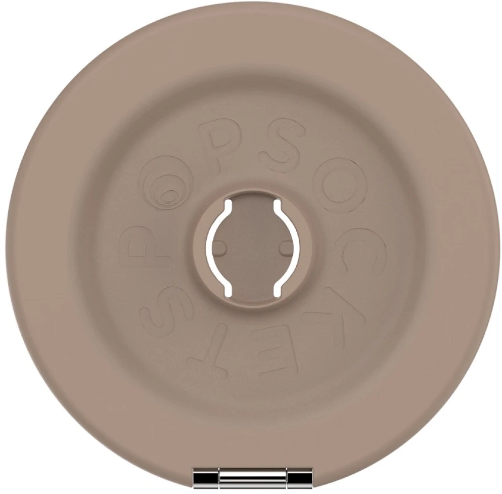 „PopSockets Kick-Out Grip Latte MagSafe“ telefono laikiklis ir stovas, smėlio spalvos