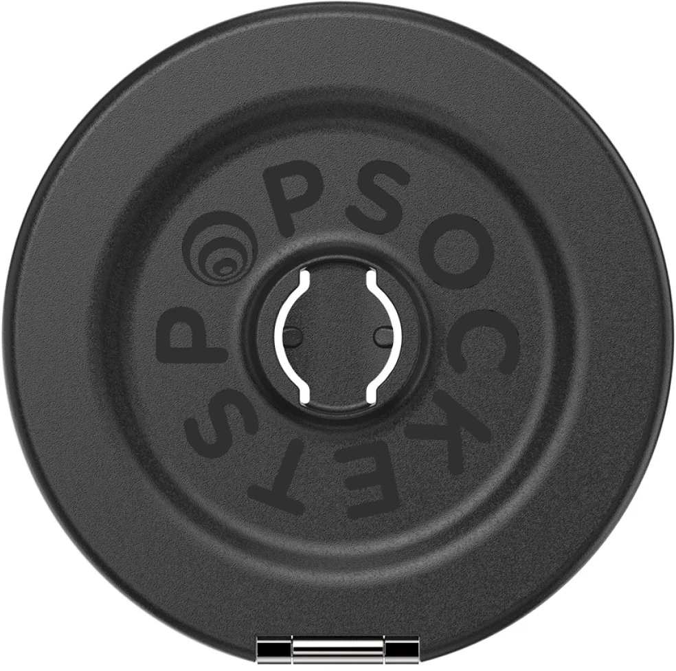 „PopSockets Kick-Out Grip MagSafe“ telefono laikiklis ir stovas, juodas