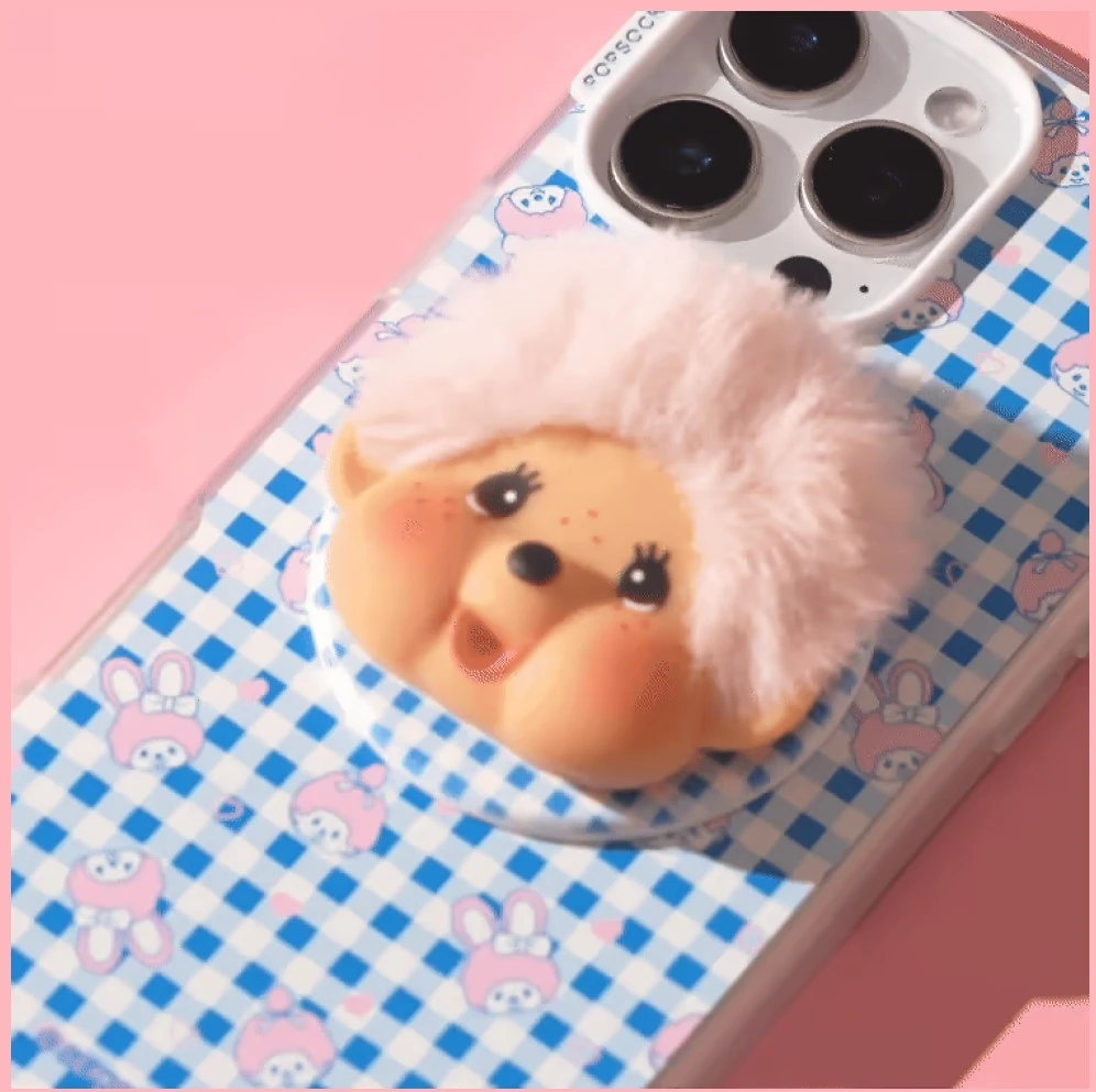 „PopSockets PopGrip MagSafe Monchhichi“ telefono laikiklis ir stovas