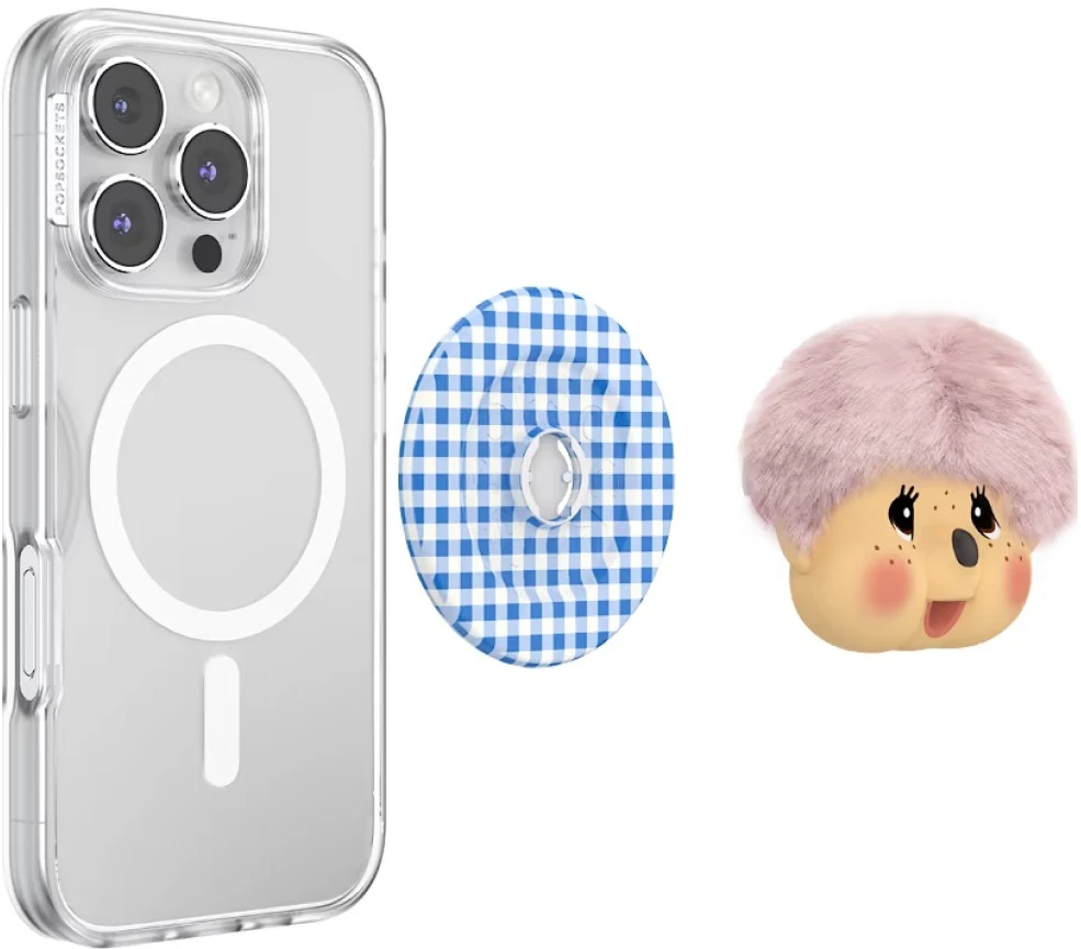 „PopSockets PopGrip MagSafe Monchhichi“ telefono laikiklis ir stovas