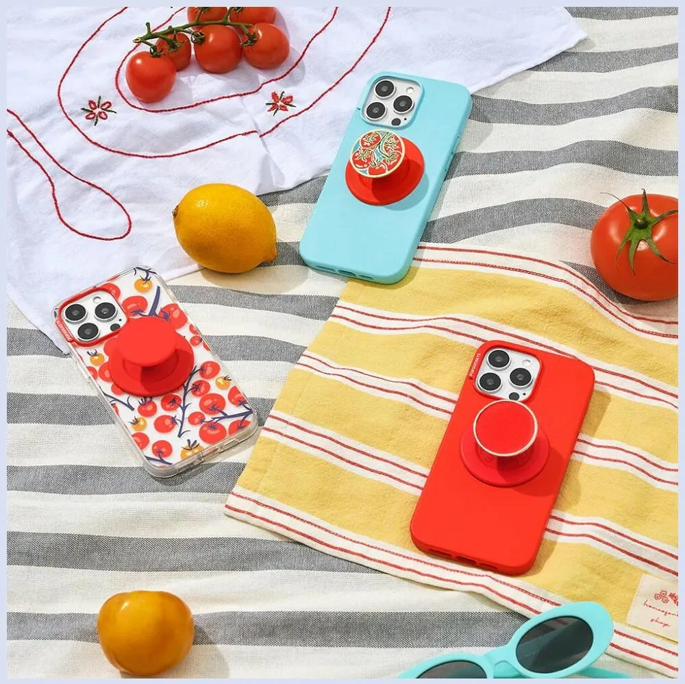 PopSockets PopOut Basic Rosso Grip MagSafe laikiklis ir stovas telefonui raudona
