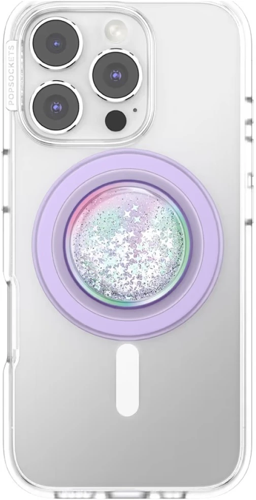 Popsockets Tidepool Squishy Unicorn Magic MagSafe uchwyt i podstawka do telefonu šviesiai violetinė