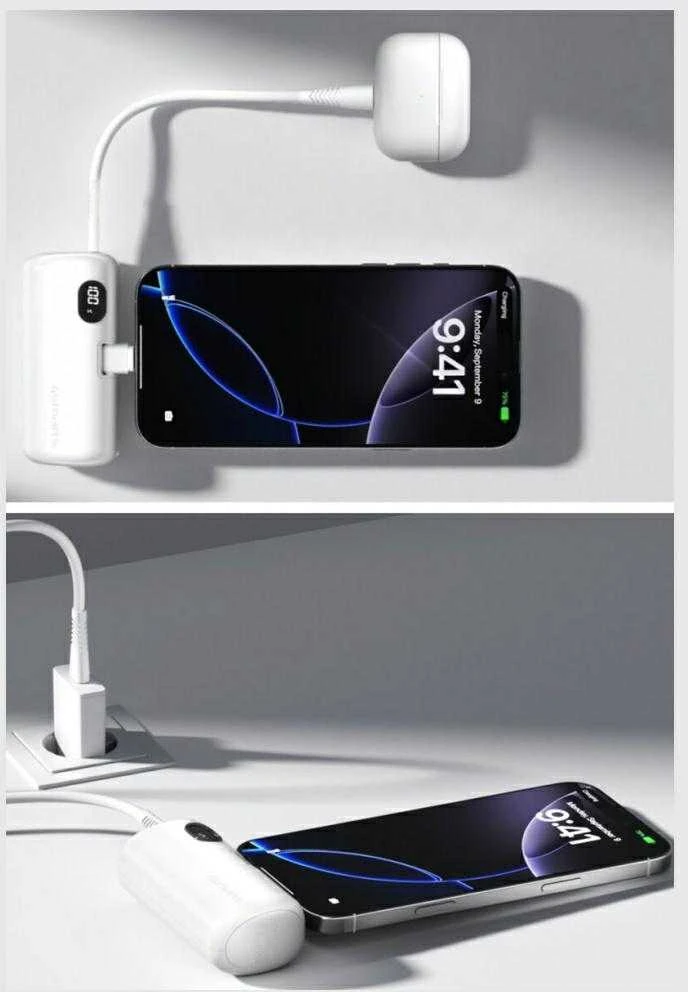 4smarts PicoFold 5000 mAh 22,5 W balta
