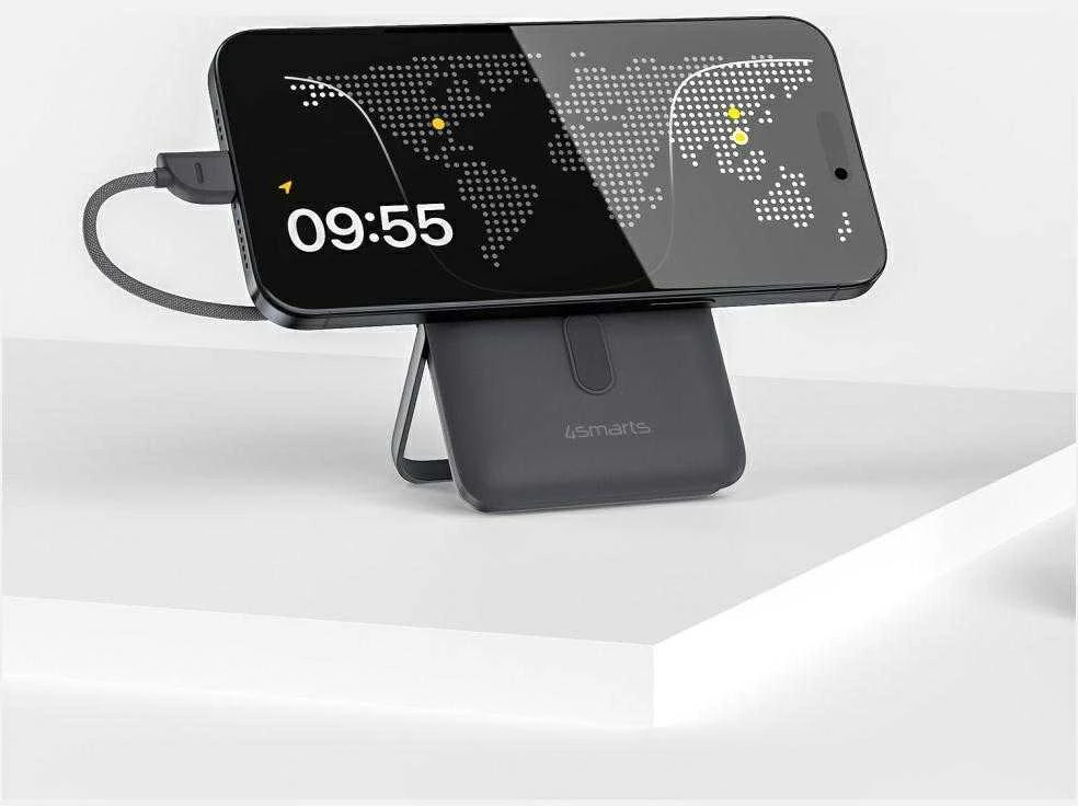Carruzzo 4smarts Enterprise Pocket 10000 mAh Belaidis įkrovimas Pilka