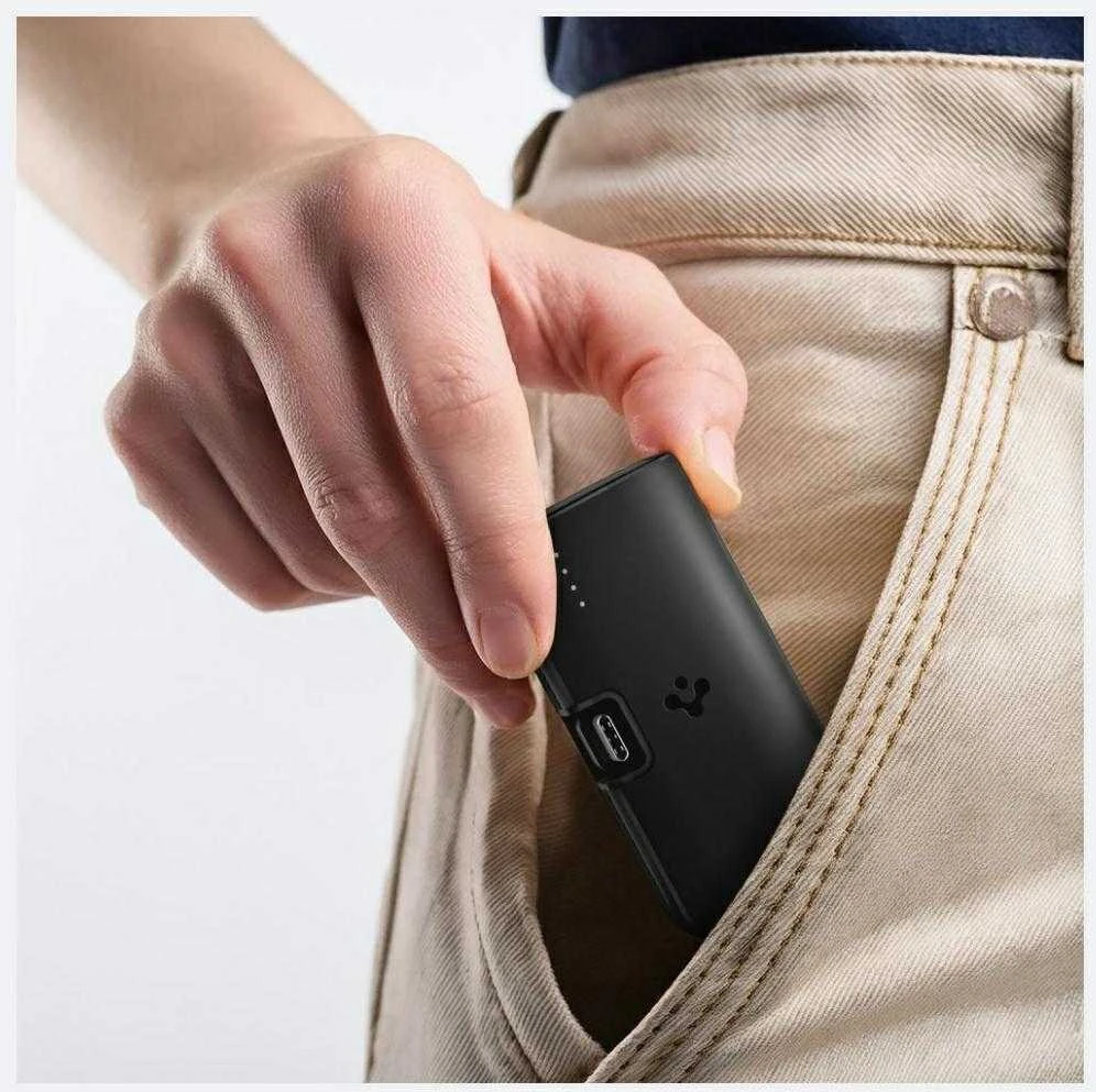 Spigen EA2205 Powerbank 5000mAh 22.5W – juodos spalvos