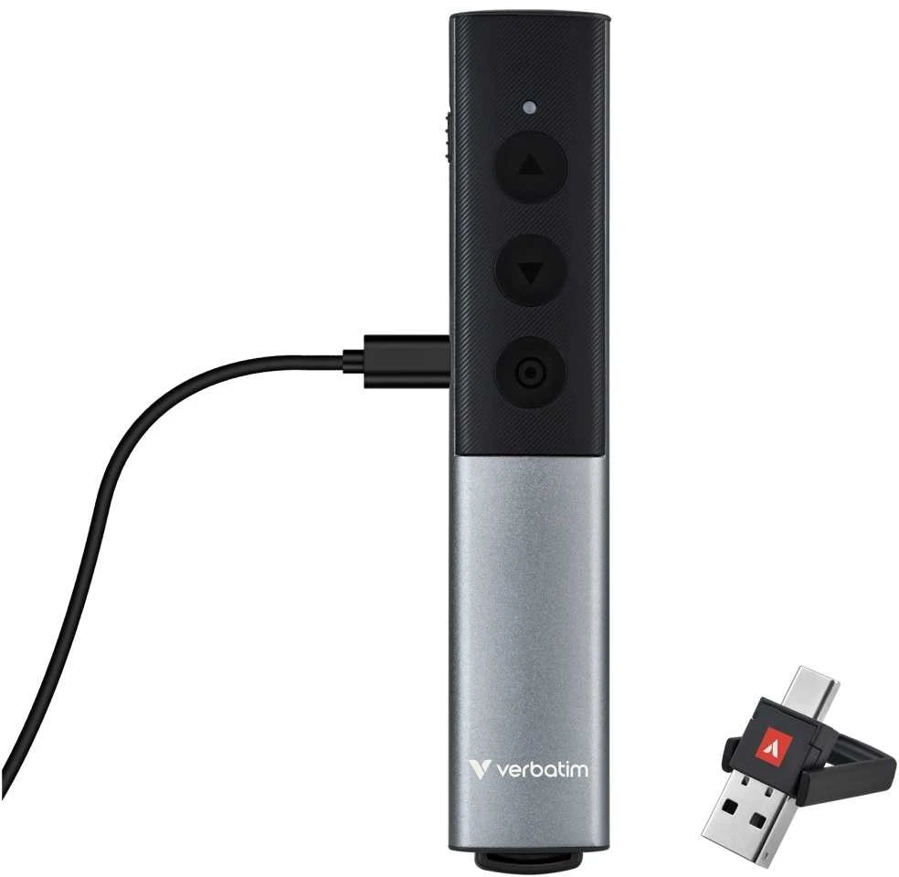 Verbatim Agenda Wireless Presenter with Raudona lazerinis Pointer