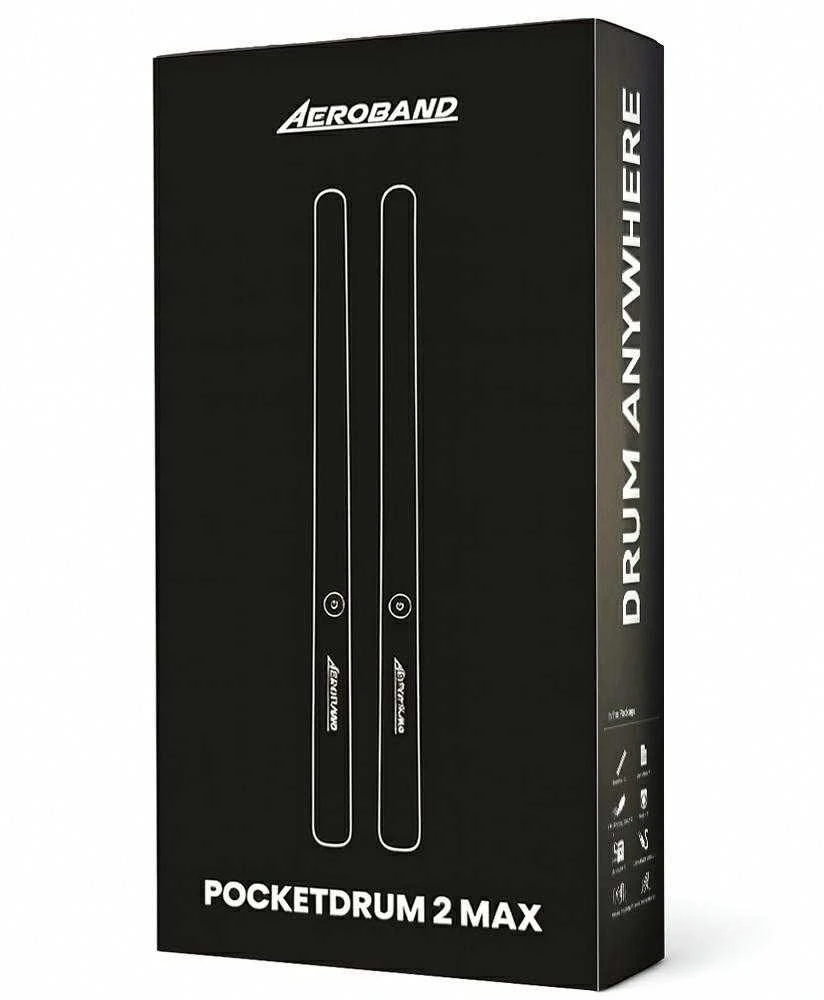 Nešiojamas elektroninis būgnų komplektas AeroBand PocketDrum 2 Max ruda