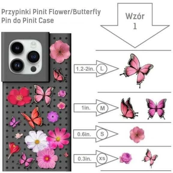 „Pinit“ gėlių / drugelių „Pindo Pinit“ dėklo modelis 1