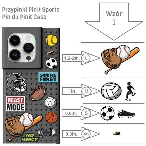 Pinit sportinis segtukas, skirtas Pinit dėklo 1 modeliui