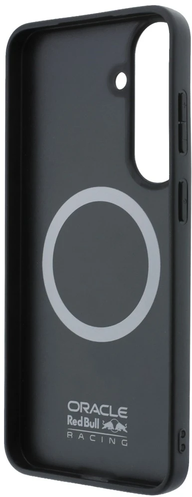Red Bull Raudona Bull Dėklas Raudona Bull Meshed Debossed Bull MagSafe skirtas Samsung Galaxy S26 FE granatinis