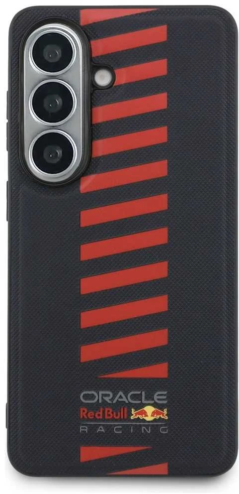 Red Bull Raudona Bull Raudona Bull PU Leather Meshed Powerbar Magnetic dėklas skirtas Samsung Galaxy S26mėlynos spalvos