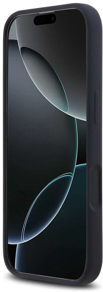 Red Bull Raudona Bull Raudona Bull Silicone Vertical Logo MagSafe dėklas skirtas Apple iPhone 17 mėlynos spalvos