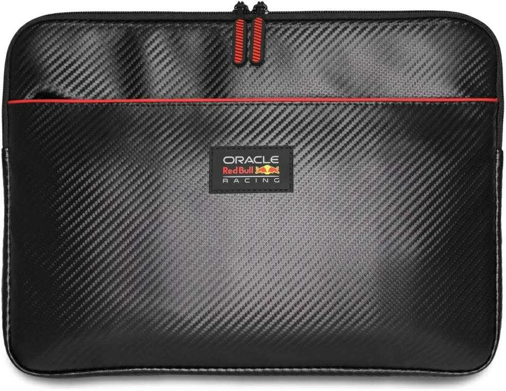 Red Bull Raudona Bull Raudona Bull PU Carbon kompiuterio dėklas 13/14" juodos spalvos