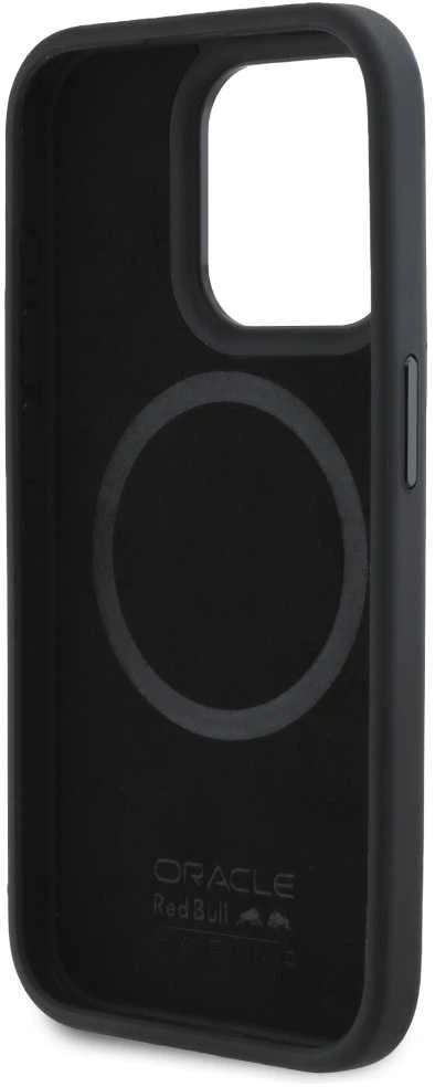 Red Bull Raudona Bull Raudona Bull PU Leather Raudona Ring MagSafe dėklas jūsų Apple iPhone 15 Pro Max mėlynos spalvos
