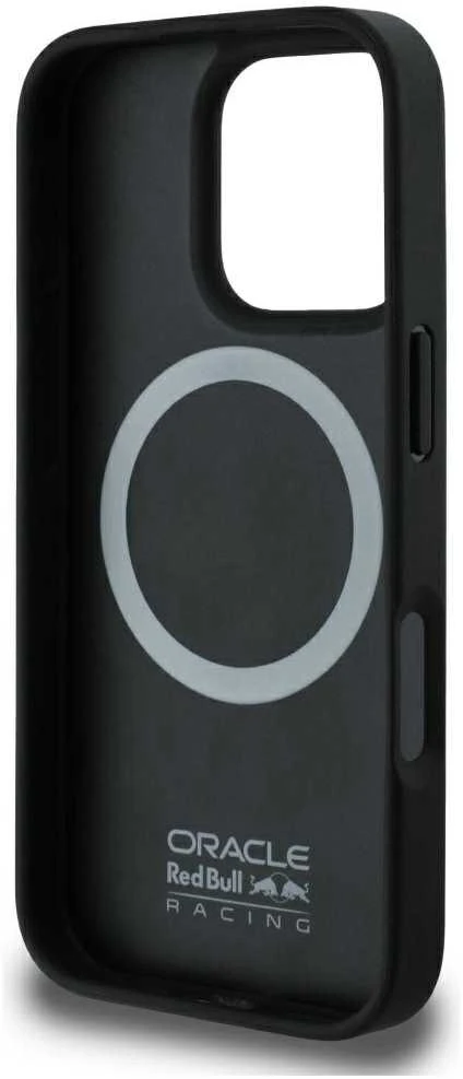 Red Bull Raudona Bull Raudona Bull Carbon Powerbar MagSafe dėklas jūsų Apple iPhone 16 Pro Max juodos spalvos