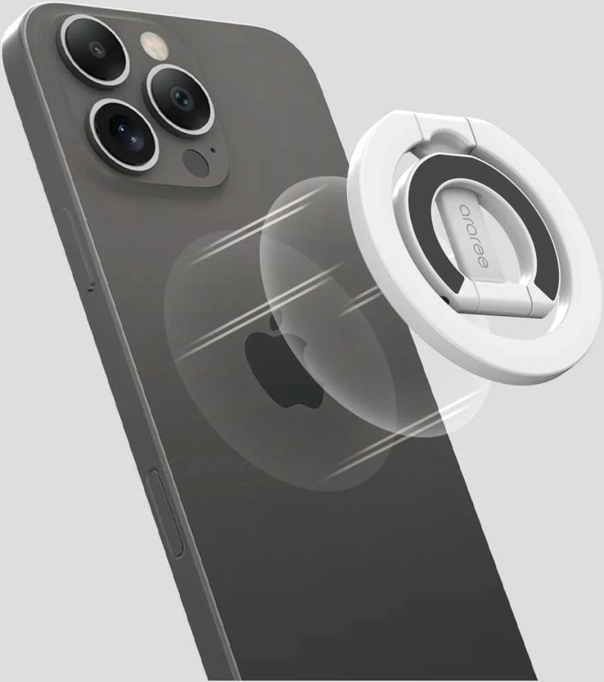 Žiedų stovas „Araree A-Ring MagSafe GripTok“ yra prieinamas