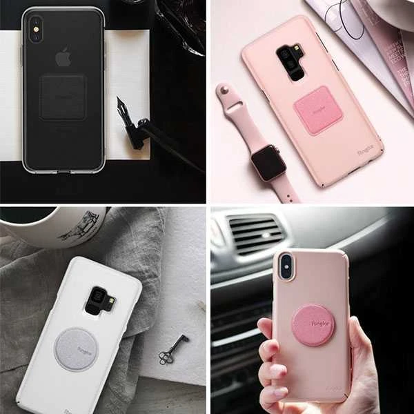 Ringke Płytka metalo sp. do uchwytu magnet2szt. rožinė/pink ACPU0002