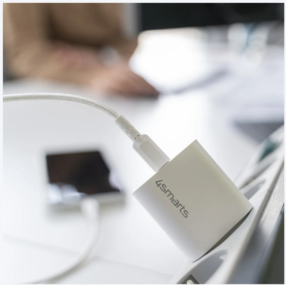 Įkroviklis 4smarts VoltPlug PD jungiama į tinklą 1 USB-C 30 W Baltas (40-63-0486)