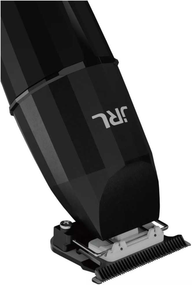 Set 2-in-1 JRL Onyx Clipper + Onyx Trimmer with Two Charging Stations juodos spalvos