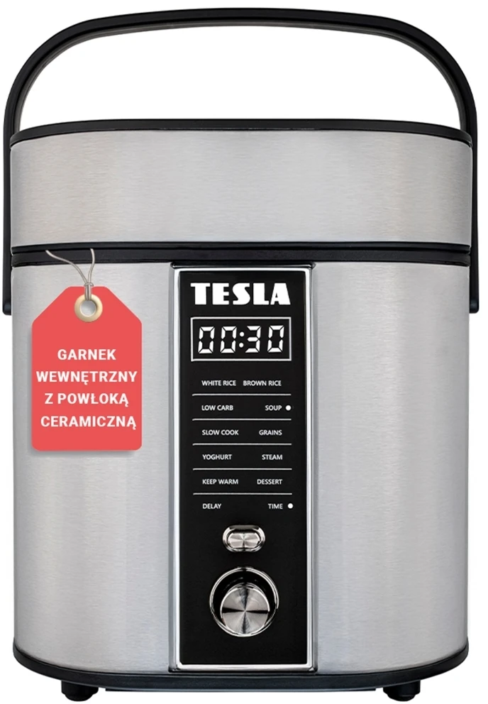 TESLA MultiCook RC400 mažai angliavandenių turintis daugiafunkcis ryžių viryklės modelis