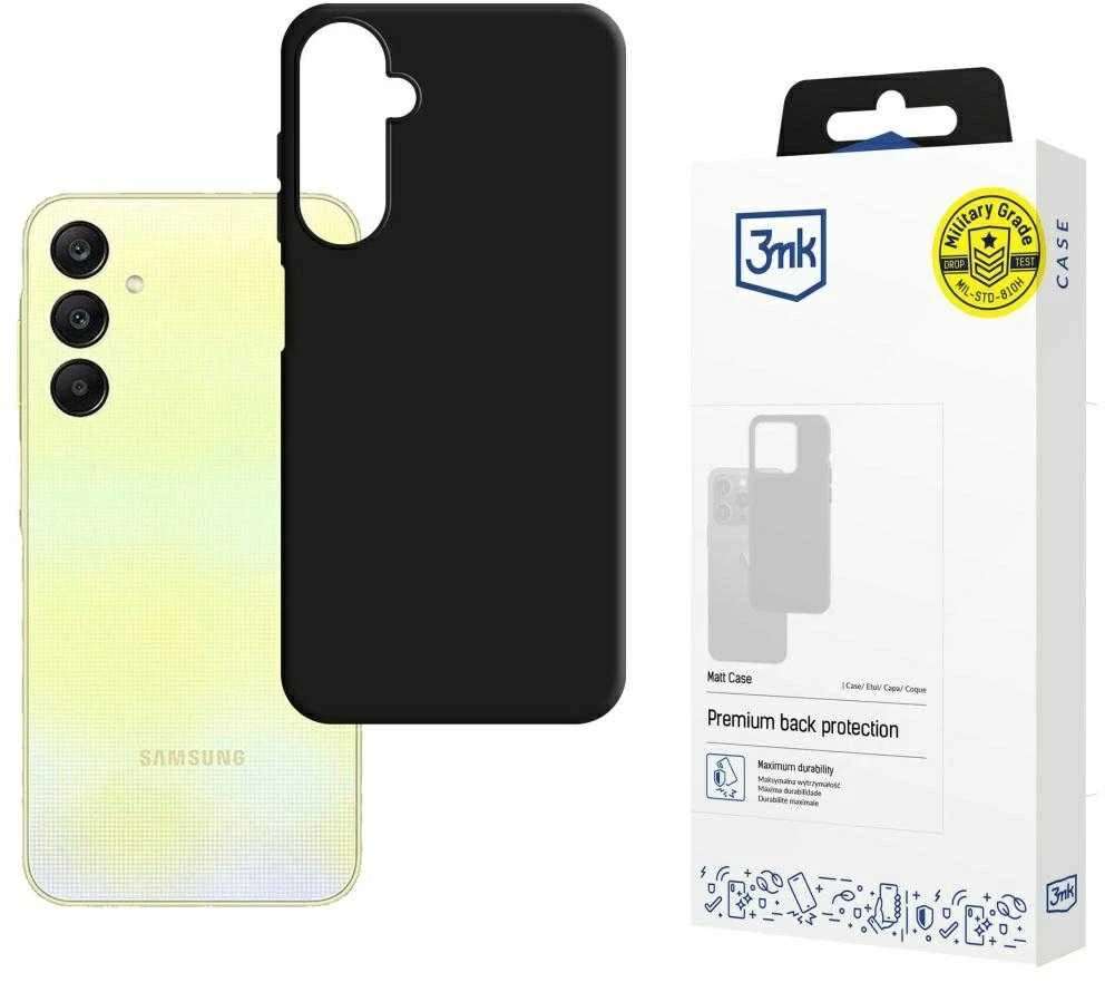 3MK Matt Dėklas Samsung Galaxy A26 5G juodos spalvos