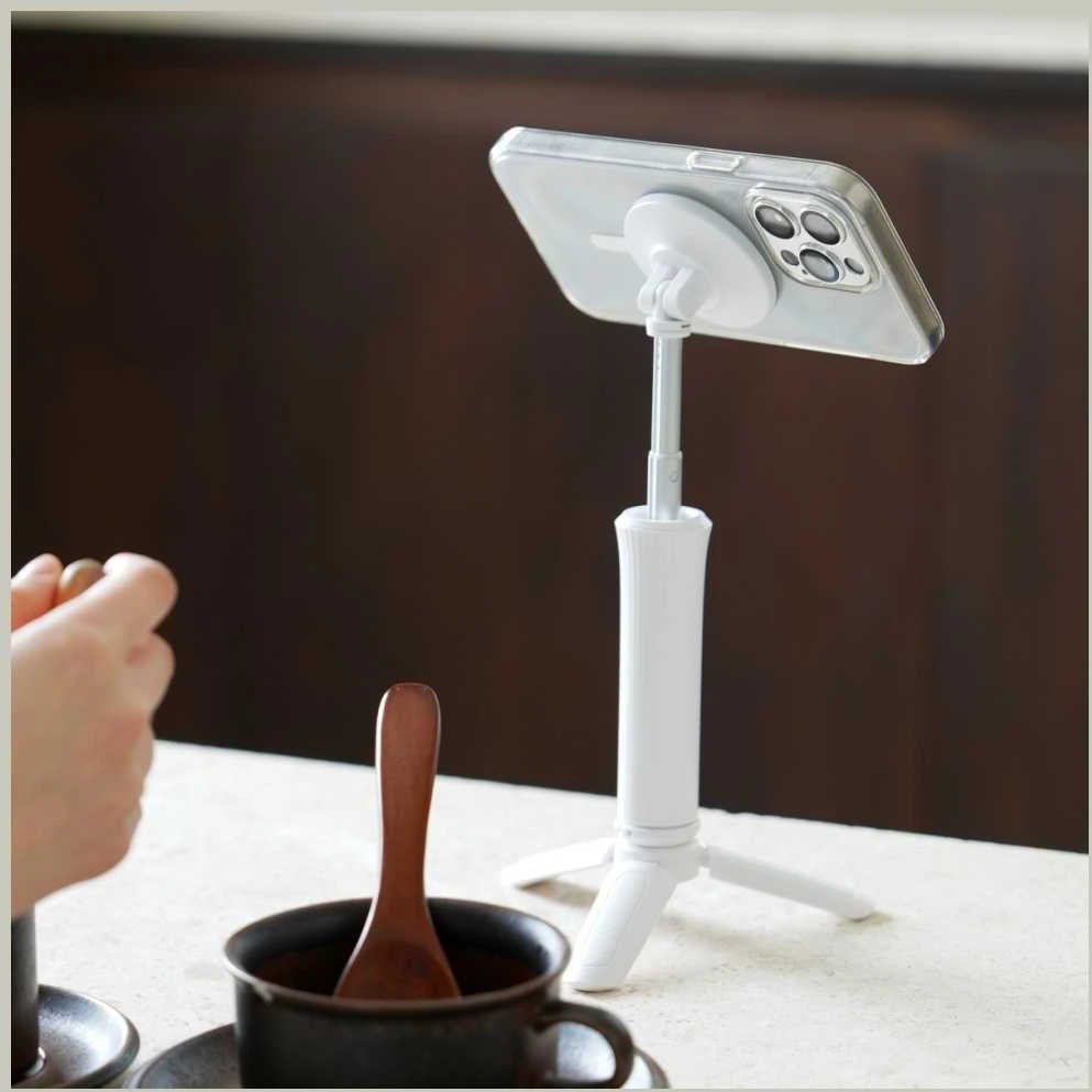 Asmenukių lazda „Araree Magfie Pod Lite“ trikojis, „MagSafe“, balta