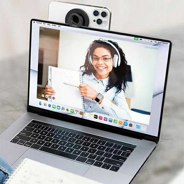 SODI Laikiklis indukcyjny do MacBooka BM-300 juodos spalvos MagSafe