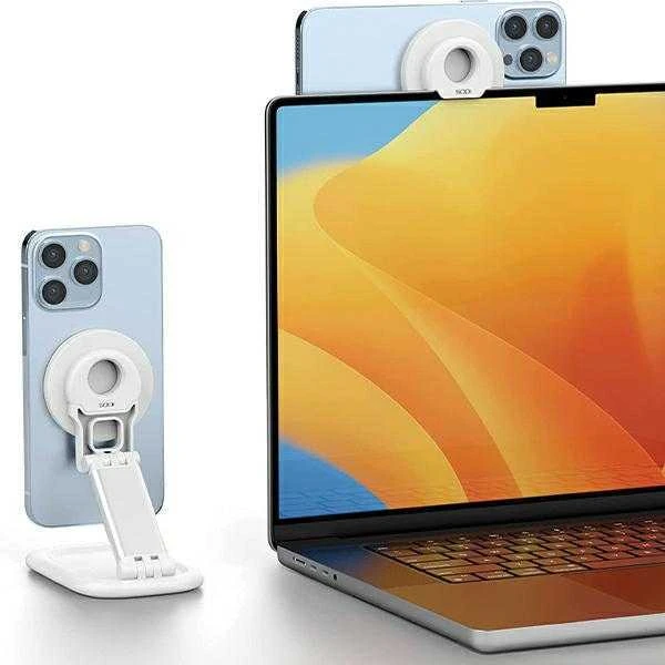 SODI magnetinis stovas BM-310 baltos spalvos MagSafe