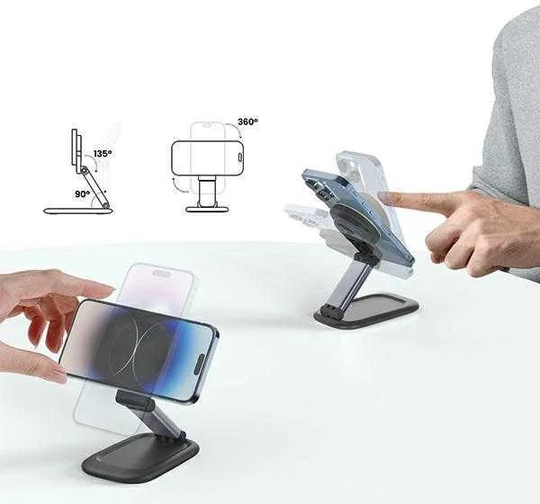 SODI Magnetic Stand BM-310 juodos spalvos MagSafe