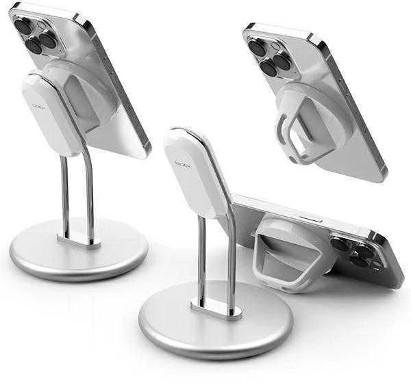 SODI Phone Stand SIM-300 sidabro spalvos MagSafe