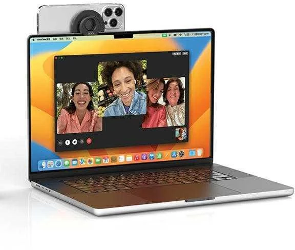 SODI 3-in-1 Magnetic Charging Mount for iMac BM-330 juodos spalvos MagSafe