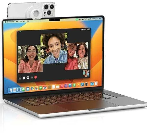 SODI indukcinis laikiklis 3in1 iMac BM-330 baltos spalvos MagSafe