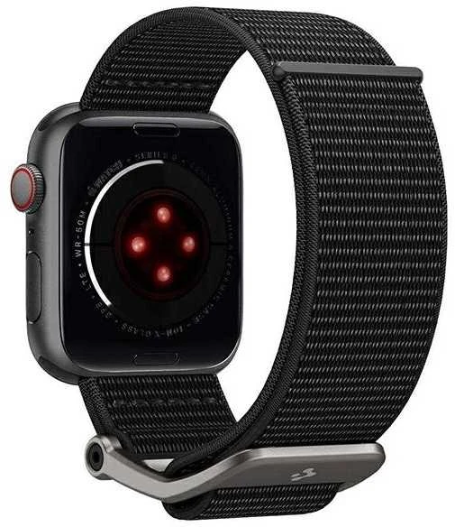 Išmaniojo laikrodžio Apple 4/5/6/7/SE dirželis, Juodos spalvos, 44/45mm