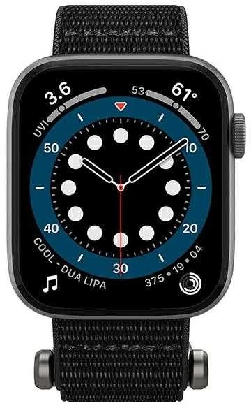 Išmaniojo laikrodžio Apple 4/5/6/7/SE dirželis, Juodos spalvos, 44/45mm