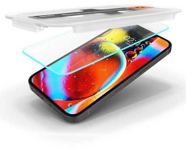 Apsauginis stiklas for iPhone 13 / 13 Pro / 14 with Spigen Glas.tR EZ FIT applicator (2 pcs.)